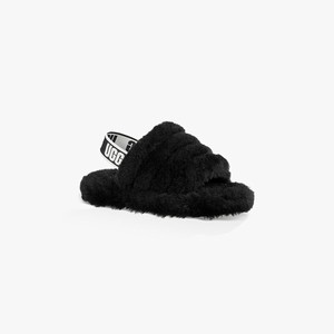 Ugg Fluff Yeah Tofflor Barn Svarta (921567MIC)